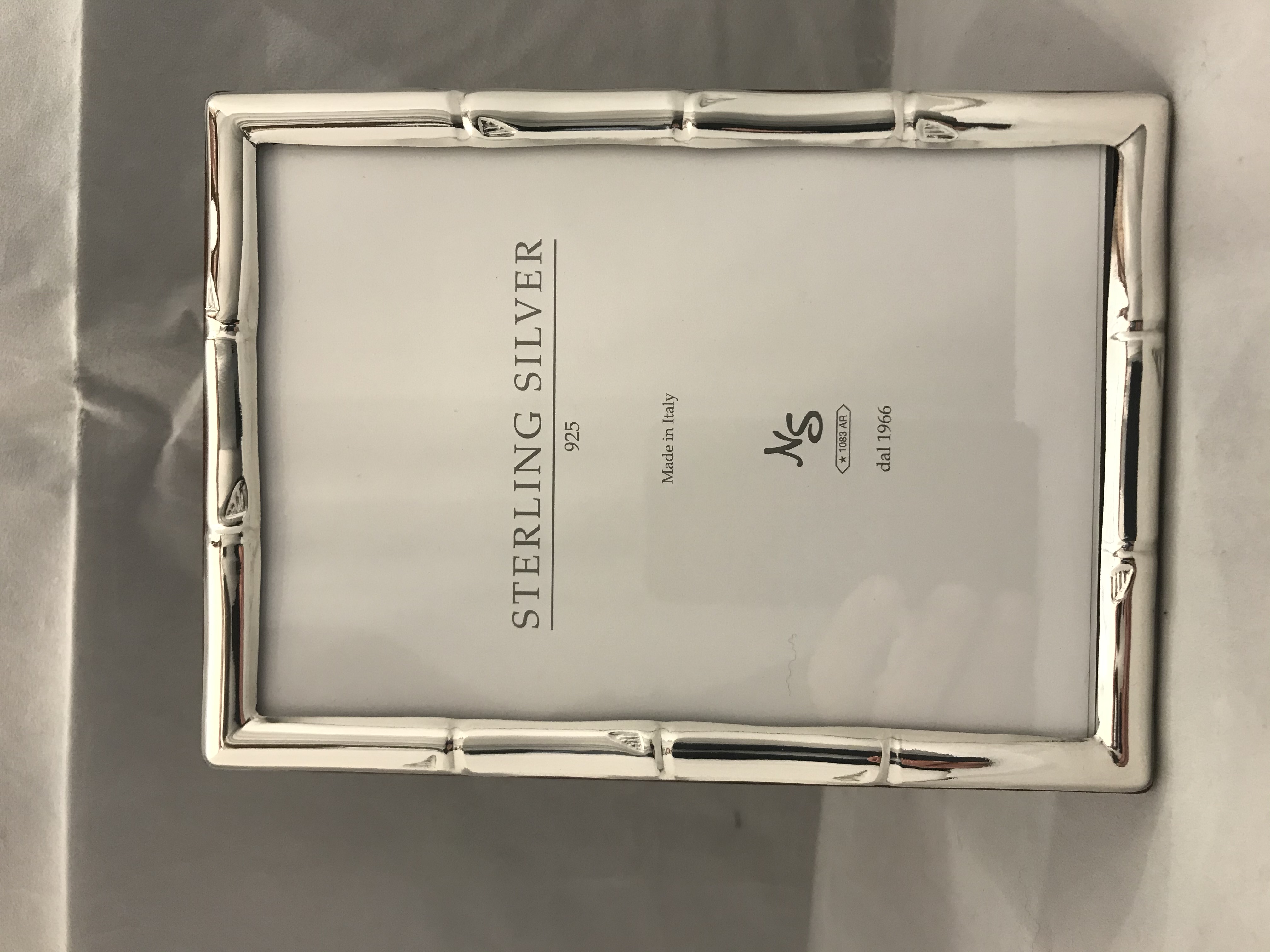 Cornice argento 925 millerighe doppia - vendita online